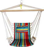 Hammock Chair Hanging Rope Swing, *12 Patterns, Quality Comfortable and by BackyardExpressions