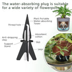 GreenShip 4-Pack Patented Self-Watering Spikes – DIY Plant Watering System - Image 9