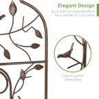 Best Choice Products 60x15in Iron Garden Trellis, Arched Outdoor Decoration - Image 2
