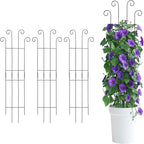 4 Pack 32 Inch Plant Trellis Outdoor Metal Trellis by Unknown