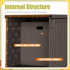 Devoko 240 Gallon Double-Wall Deck Box - Image 2