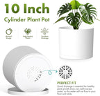10 Inch Round Plastic Plant Pot - Image 4