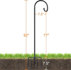 Shepherd-Hooks Adjustable for Bird-Feeder Lantern Plant-Hook Garden-Stake - Image 5