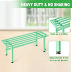 2 Pack Metal Plant Stand Outdoor Plant Shelf Indoor, 1 Tier Heavy Duty Plant - Image 3
