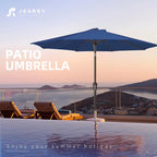 JEAREY 9FT Outdoor Patio Umbrella Outdoor Table Umbrella - Image 7