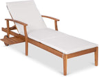 Best Choice Products 79x26in Acacia Wood Chaise Lounge Chair Recliner, Outdoor by BestChoiceProducts