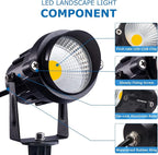 SUNVIE 24 Pack Low Voltage Landscape Lights LED 12W Landscape Lighting - Image 6