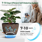 T4U 6 Inch Self Watering Pots for Indoor Plants - Image 4