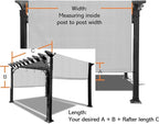 Universal Pergola Replacement Canopy Shade Cover - Image 4