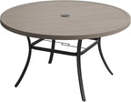 VICLLAX 50" Outdoor Round Patio Table by HOME