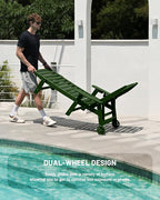 Lounge Chair Outdoor, Chaise Lounge Outdoor, HDPE 6-Position Lounge Chair - Image 4