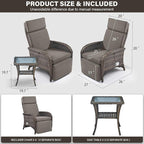 Belord 7 Piece Wicker Patio Furniture Set - Image 3