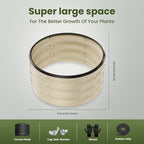 ZXZYHFTY Round Galvanized Raised Garden Bed kit, Round Large Metal Raised - Image 4