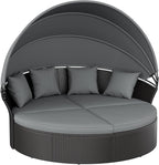Crownland Outdoor Round Daybed by Crownland