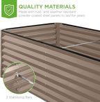 Best Choice Products 8x4x2ft Outdoor Metal Raised Garden Bed, Deep Root Planter - Image 6