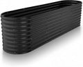 Plant & Plot Galvanized Raised Garden Beds Outdoor // 8×2×2 ft Planter Raised by PlantPlot
