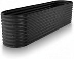 Plant & Plot Galvanized Raised Garden Beds Outdoor // 8×2×2 ft Planter Raised by PlantPlot