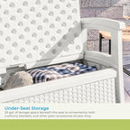 Suncast Outdoor Wicker Love Seat - Image 5