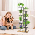 iDavosic.ly 6 Tier Plant Stand Indoor Outdoor, Tiered Corner Multiple Flower - Image 2