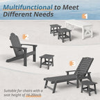 LUE BONA Outdoor Adirondack Ottomans, Footrest Footstool, Outdoor Foot Rest - Image 6