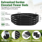 Hexagon Raised Garden Bed, 48 Inch Diagonal & 12 Inch Tall, Galvanized Steel - Image 3