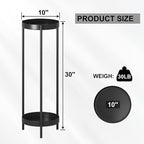 Metal Black Tall Plant Stand Indoor or Outdoor - Image 4