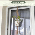 EBOOT 2 Pack 33 Inch Large Macrame Plant Hanger Rope to Hang Flower Pot Plant - Image 5