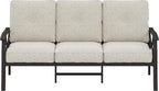 RoyalCraft Patio 3 Seats Sofa, All-Weather Outdoor Couch, Patio Furniture Sofa - Image 8