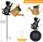 Solar Lights Outdoor Decorative, Watering Can - Image 7