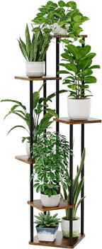 Bamworld Tall Plant Stand Indoor 6 Tier Plant Holder by Bamworld