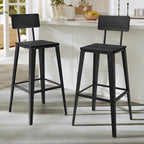 VASAGLE Set of 2 Bar Stools, Bar Height Stools, 29.1 Inches Tall Barstools by VASAGLEbySONGMICSHOME