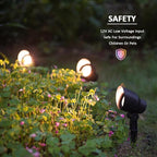 Malibu 8 Pack Low Voltage Spotlights Outdoor Landscape Lighting 20W 145 Lumens - Image 4