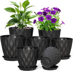 7/6.5/6/5.5/5/4.5/4 inch Plant Pots by Meowell
