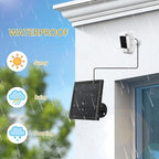 3 Pack - Solar Panel for Security Camera Spotlight Cam Plus/Pro Stick Up - Image 4