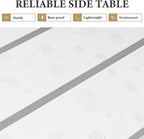 Crestlive Products Aluminum Outdoor Side Table, Pool Lounge Chair Side Table - Image 6