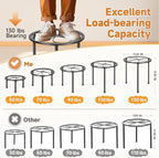 5 Pack Metal Plant Stand, Iron Plant Stands - Image 2