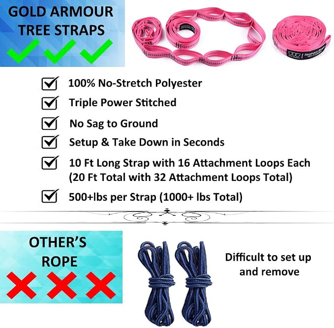 Gold Armour Camping Hammock - Image 3
