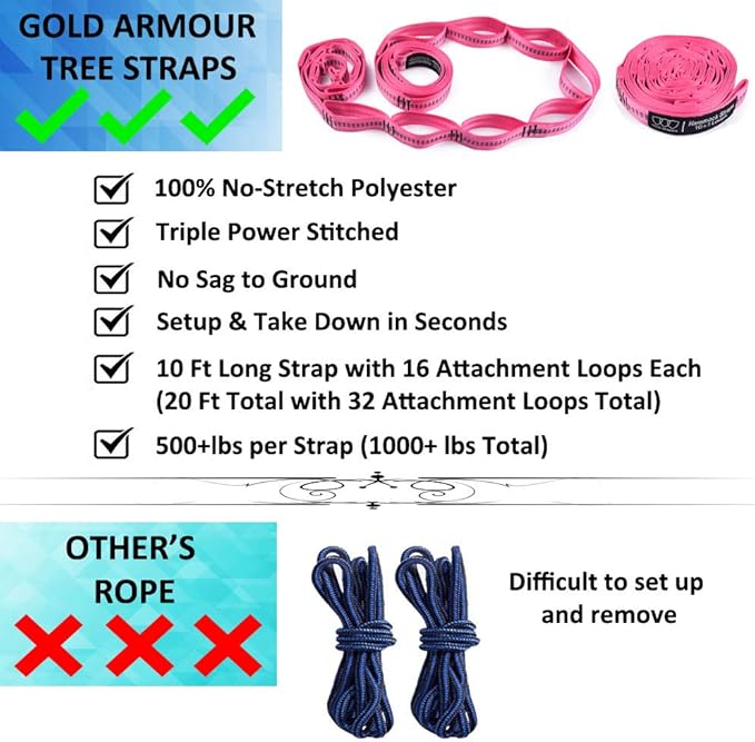 Gold Armour Camping Hammock - Image 4