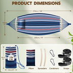 Chihee Cotton Hammock Large Soft Breathable Camping Hammock Holds Up to 660lbs - Image 4