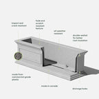 Veradek Brixton Window Box Plastic Planter - Image 3