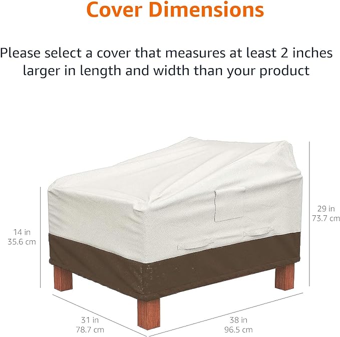 Amazon Basics Patio Chair Lounge Deep Seat, Outdoor Lawn and Patio Furniture - Image 7