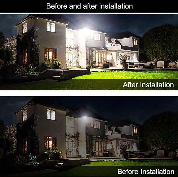 2Pack LED Flood Light Outdoor, 50W LED Work Light 5500lm - Image 5