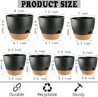 Indoor Pots For Plant Self Watering Plant Pots For Lazy People, - Image 4