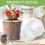 60 Pack 6 Inch Clear Nursery Pots - Image 3
