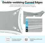 Quictent 20x16ft Rectangular Sun Shade Sail 185G HDPE Canopy 98% UV Block - Image 6