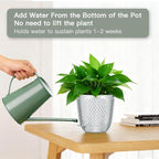 QCQHDU Self Watering Hanging Pots, 2 Pack 5.7 Inch Hanging Planters - Image 4