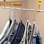 30 Pack Heavy Duty S Hooks Pan Pot Holder Rack Hooks Hanging Hangers S Shaped - Image 6