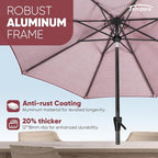 Tempera Patio Market Outdoor Table Umbrella - Image 5