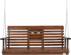 VEVOR Wooden Porch Swing 5 ft, Patio Bench Swing - Image 11