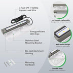 GKOLED 8Pack 6.8 Inch LED Low Voltage Hardscape Lighting, Outdoor Paver Lights - Image 5